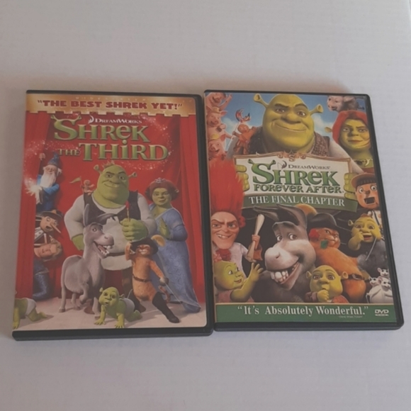 Shrek, Shrek 2, Shrek the Third & Shrek Forever After Widescreen DVD Bundle - Picture 3 of 13